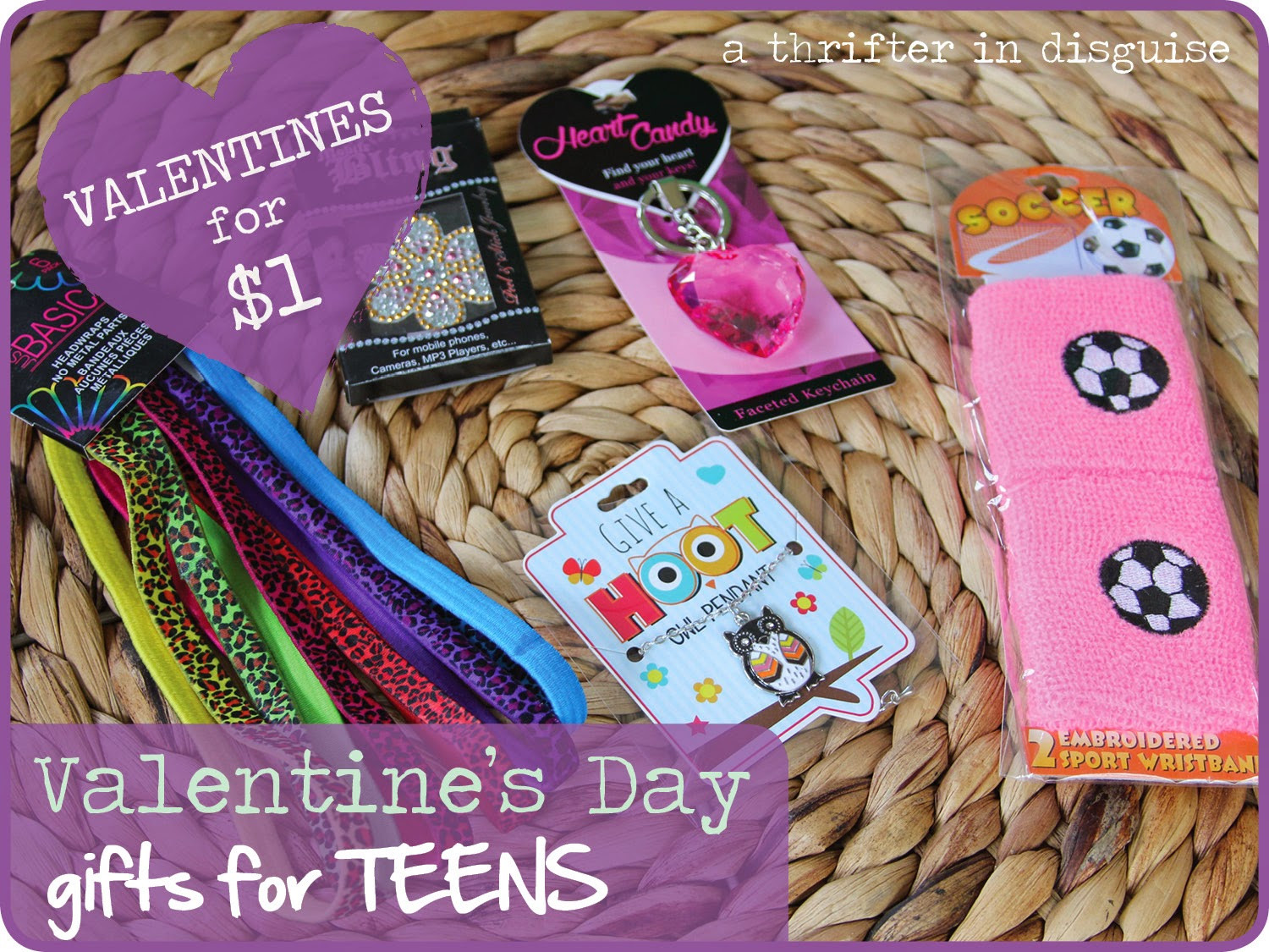 Valentine Gift Ideas For Teenage Girlfriend
 A Thrifter in Disguise More $1 Valentine s Day Gifts