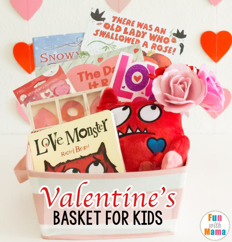 Valentine Gifts For Children
 Valentines Basket Valentine s Gifts For Kids Fun with Mama