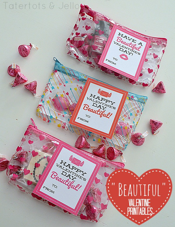 Valentine Ideas Gift
 "Beautiful" Valentine s Day Printables Tween or Teen