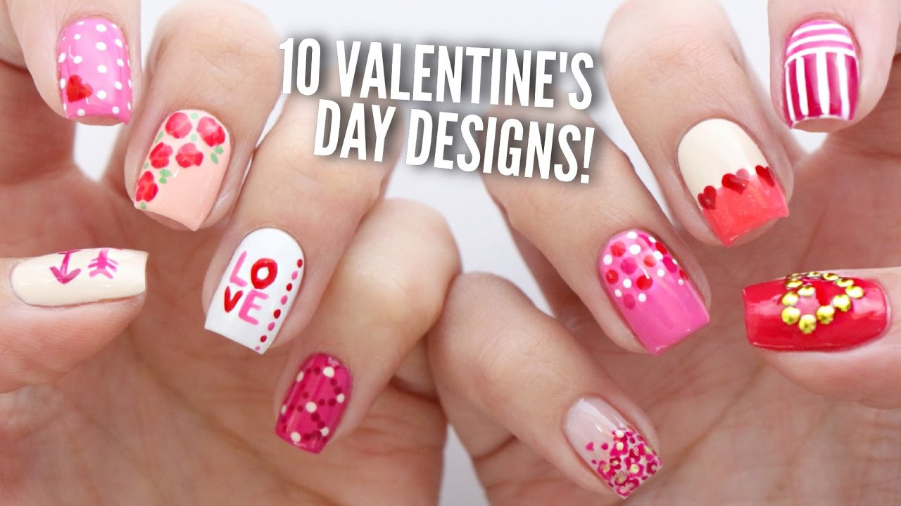 Valentine Nail Ideas
 10 Valentine s Day Nail Art Designs