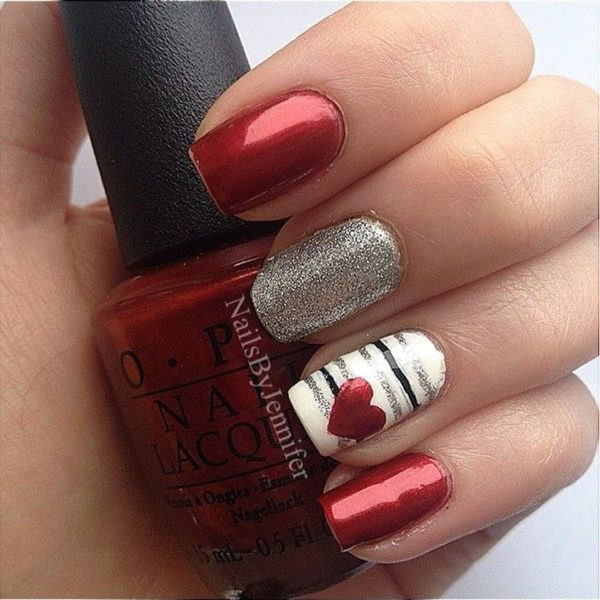 Valentine Nail Ideas
 Adorable Valentine s Day Nail Designs That You Are Going