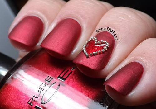 Valentine Nail Ideas
 Nail designs for valentines yve style