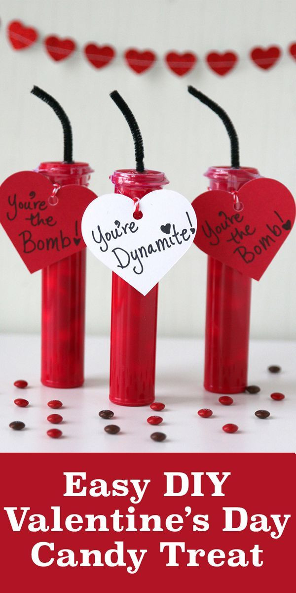 Valentine'S Day Craft Gift Ideas
 You’re The Bomb DIY Valentine s Day Candy Craft