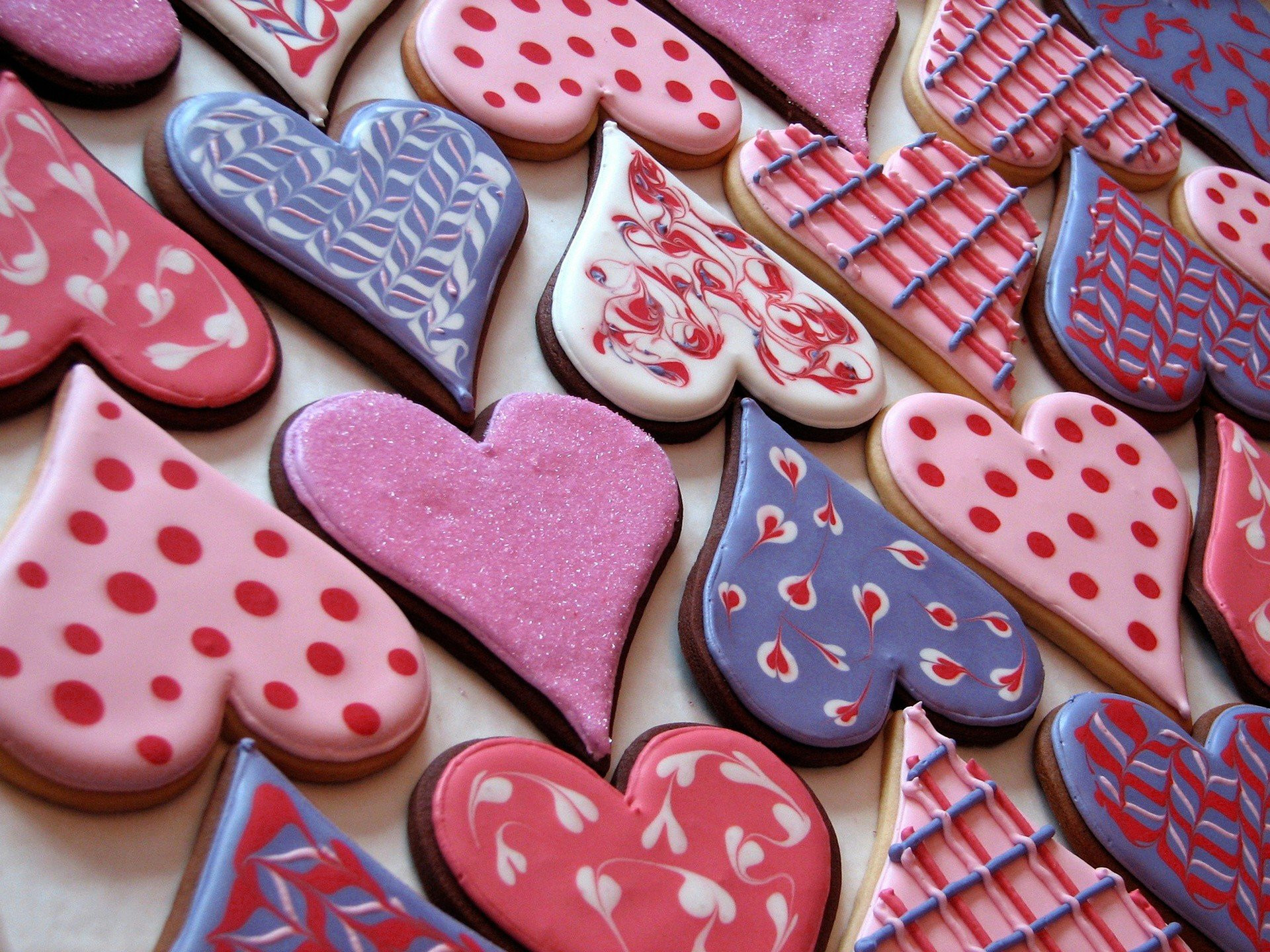 Valentine'S Day Desserts
 heart Cookies Pink Icing Valentine&s Day HD Wallpapers