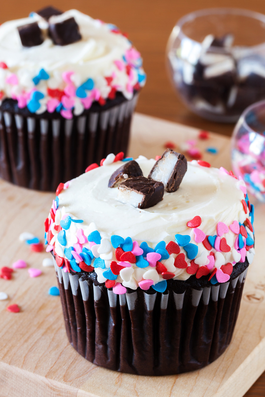Valentine'S Day Desserts For Two
 Cupcakes for Two Valentine s Day Peppermint Pattie