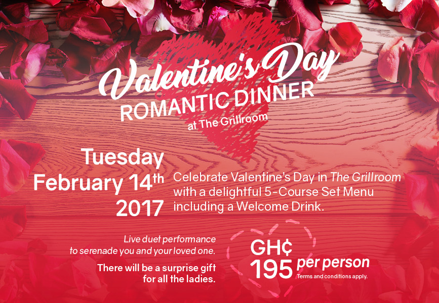 Valentine'S Day Dinner 2020
 Valentine s Day Romantic Dinner at The Grillroom Fiesta