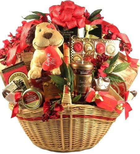 Valentine'S Day Gift Basket Ideas
 33 best valentine t basket images on Pinterest