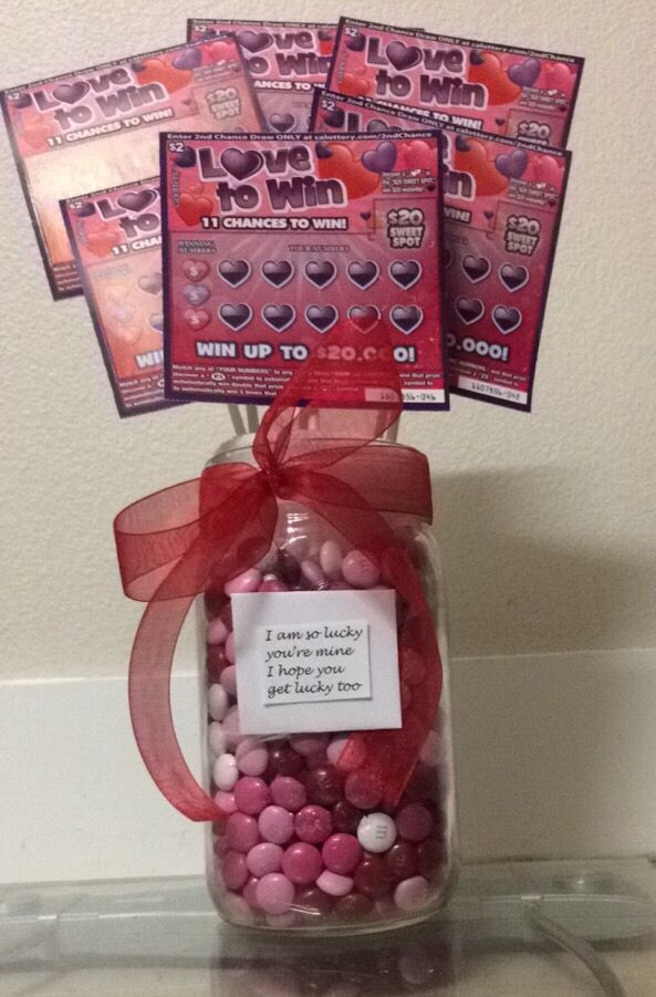 Valentine'S Day Gift Basket Ideas
 Valentine s Day t idea lottery ticket bouquet