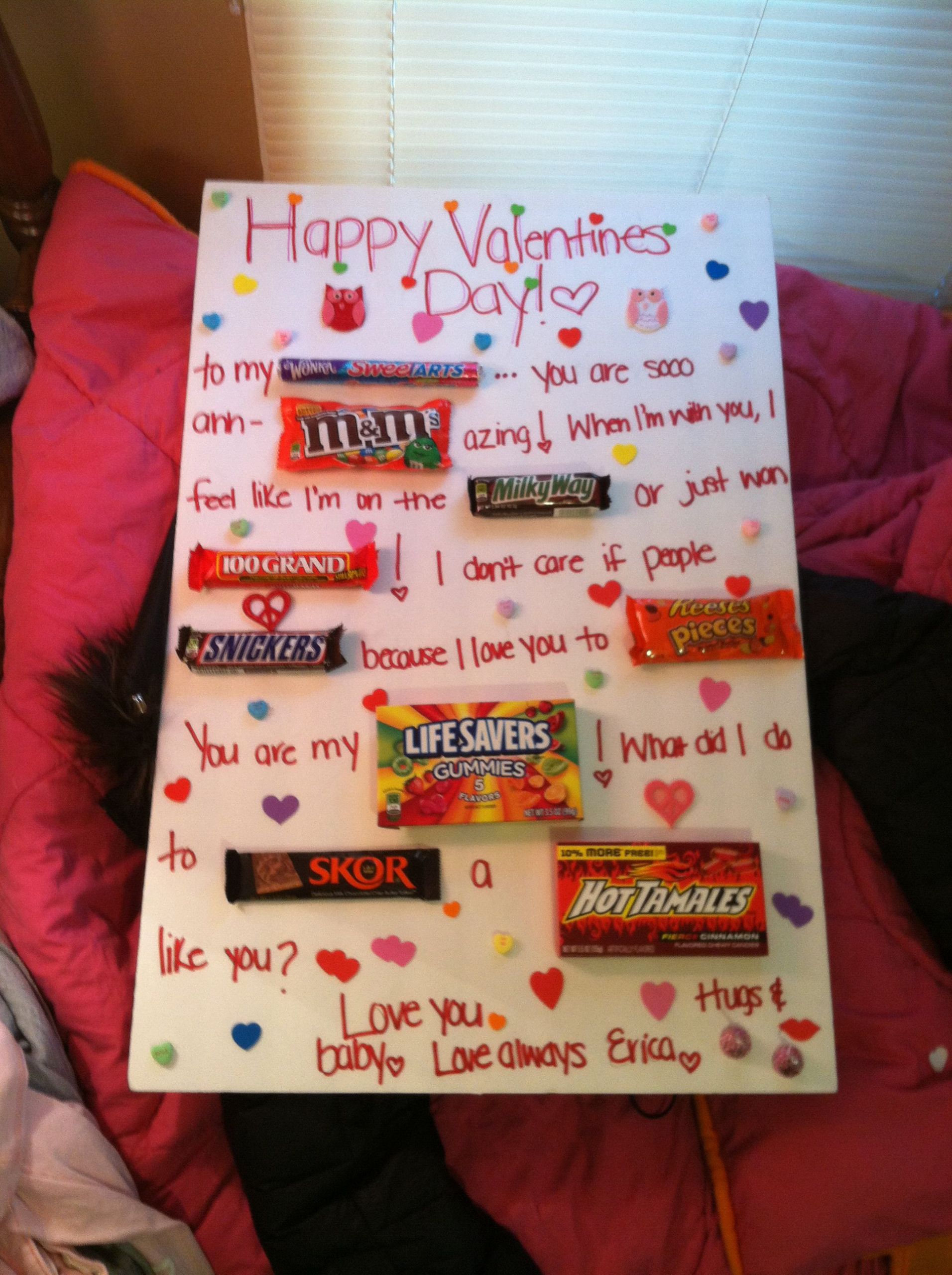 Valentine'S Day Gift Ideas For Boyfriend Homemade
 Made for my boyfriend on valentines day