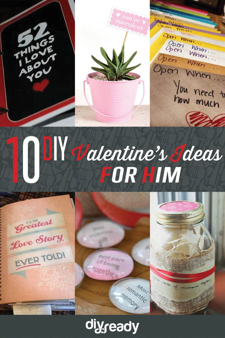 Valentine'S Day Gift Ideas For Him
 10 Valentines Day Ideas for Him DIY Ready