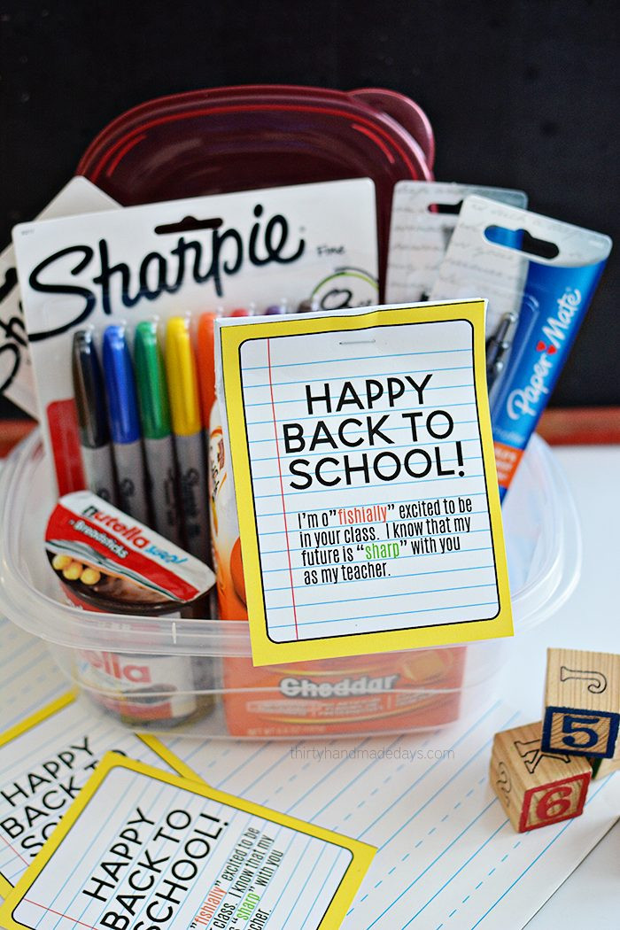 Valentine'S Day Gift Ideas For School
 Back to School Teacher Gift Idea