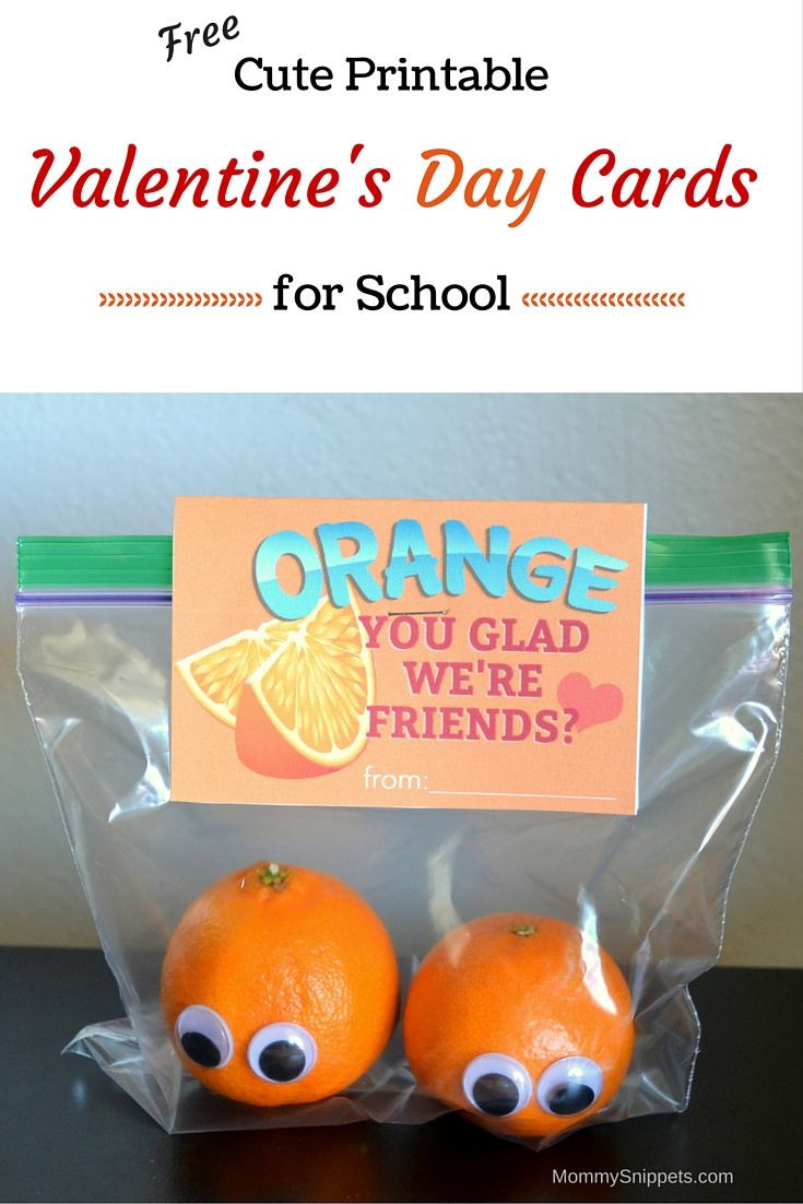 Valentine'S Day Gift Ideas For School
 Cute Printable Valentine s Day Cards for School Free