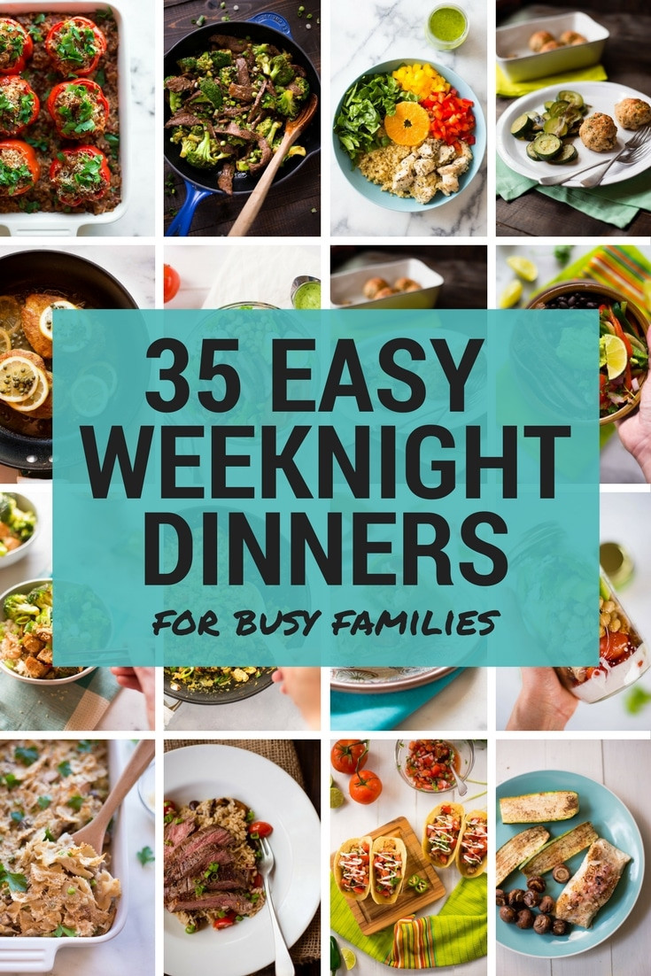 Valentine'S Dinner Ideas For Family
 35 Easy Weeknight Dinners for Busy Families • A Sweet Pea Chef