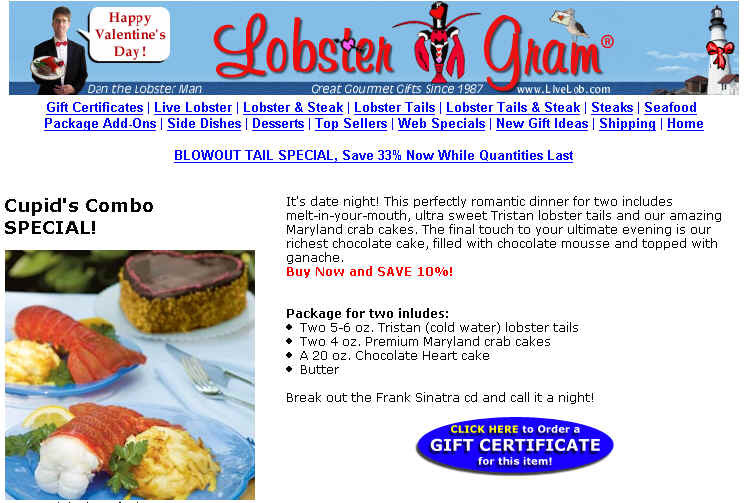 Valentine'S Gift Ideas
 Valentine s Day Tasty Lobster Gift Idea