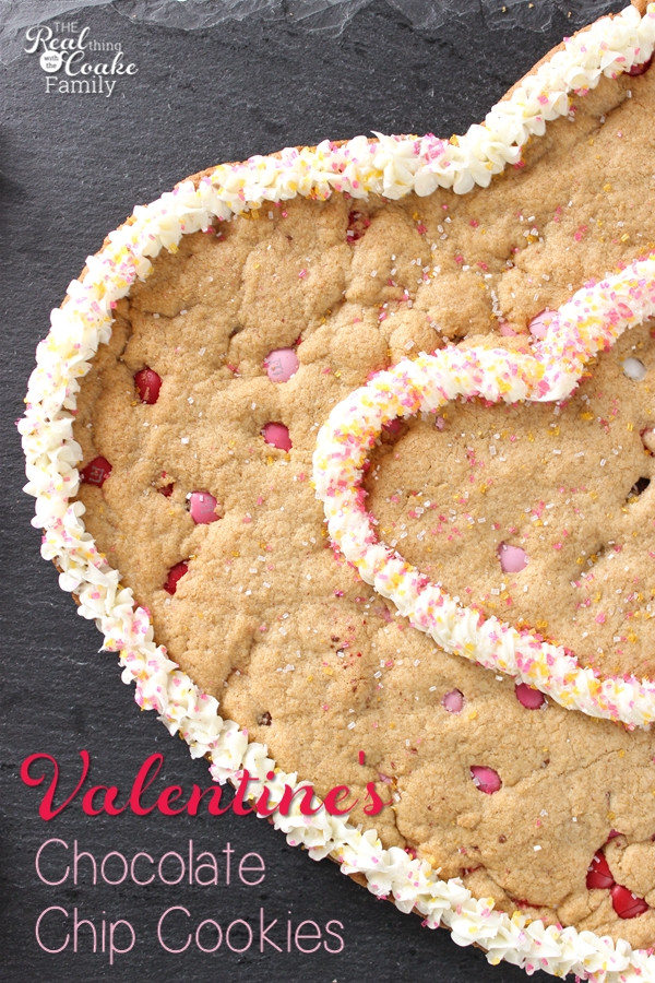 Valentines Chocolate Chip Cookies
 Delicious Valentine s Day Chocolate Chip Cookies