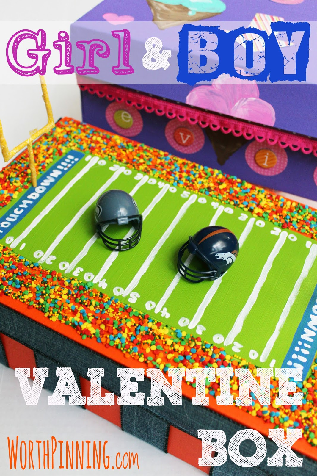 Valentines Day Box Ideas For Boys
 Worth It Events Girl and Boy Valentine s Day Box with