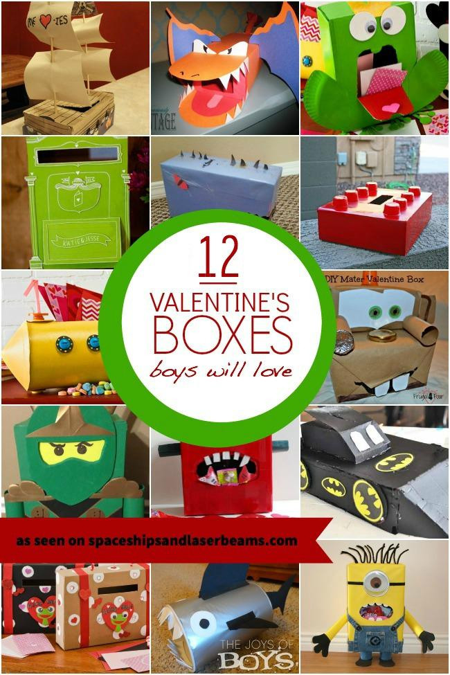 Valentines Day Box Ideas For Boys
 12 Valentine Boxes Boys Will Love Spaceships and Laser Beams