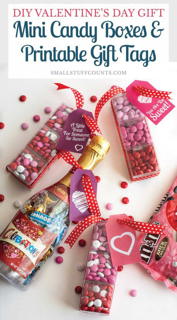 Valentines Day Candy Boxes
 DIY Valentine s Day Gift Mini Candy Boxes & Printable