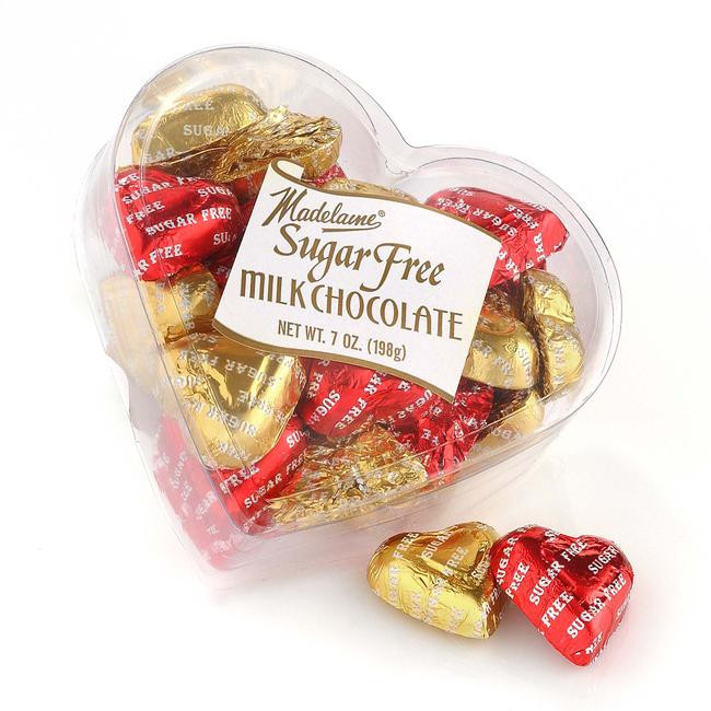 Valentines Day Candy Bulk
 Sugar Free Milk Chocolate Hearts 7 oz • Valentine