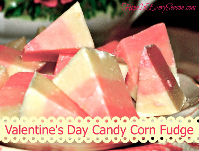 Valentines Day Candy Corn
 Classical Homemaking Valentine s Day Candy Corn Fudge for