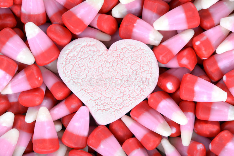 Valentines Day Candy Corn
 Pink Valentine s Day Candy Corn Stock Image of