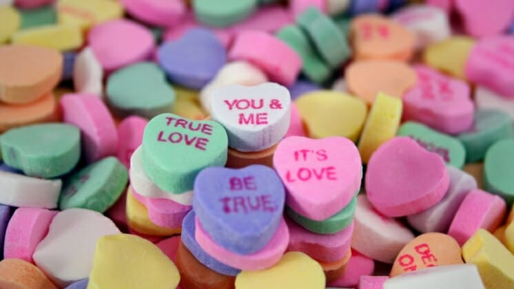 Valentines Day Candy Hearts Sayings
 SweetHearts Can s Why they aren t in stores this year
