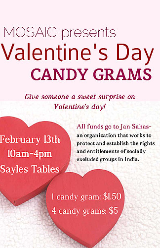 Valentines Day Candy Sale
 Valentine s Day candy gram sale