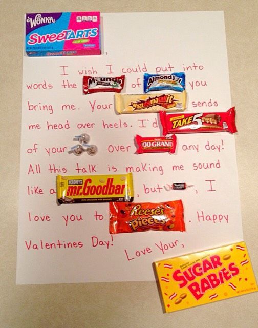 Valentines Day Cards With Candy
 Valentine s Day Candy Card Simple & Sweet the ultimate
