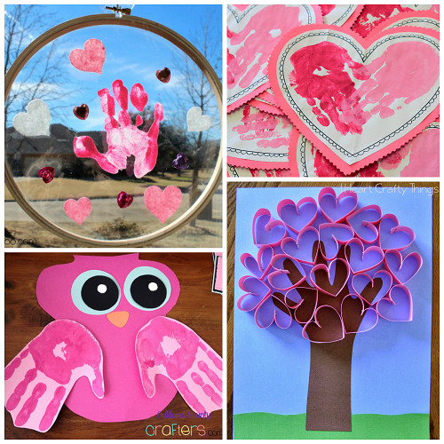 Valentines Day Crafts For Toddlers
 Valentine s Day Handprint Craft & Card Ideas Crafty Morning