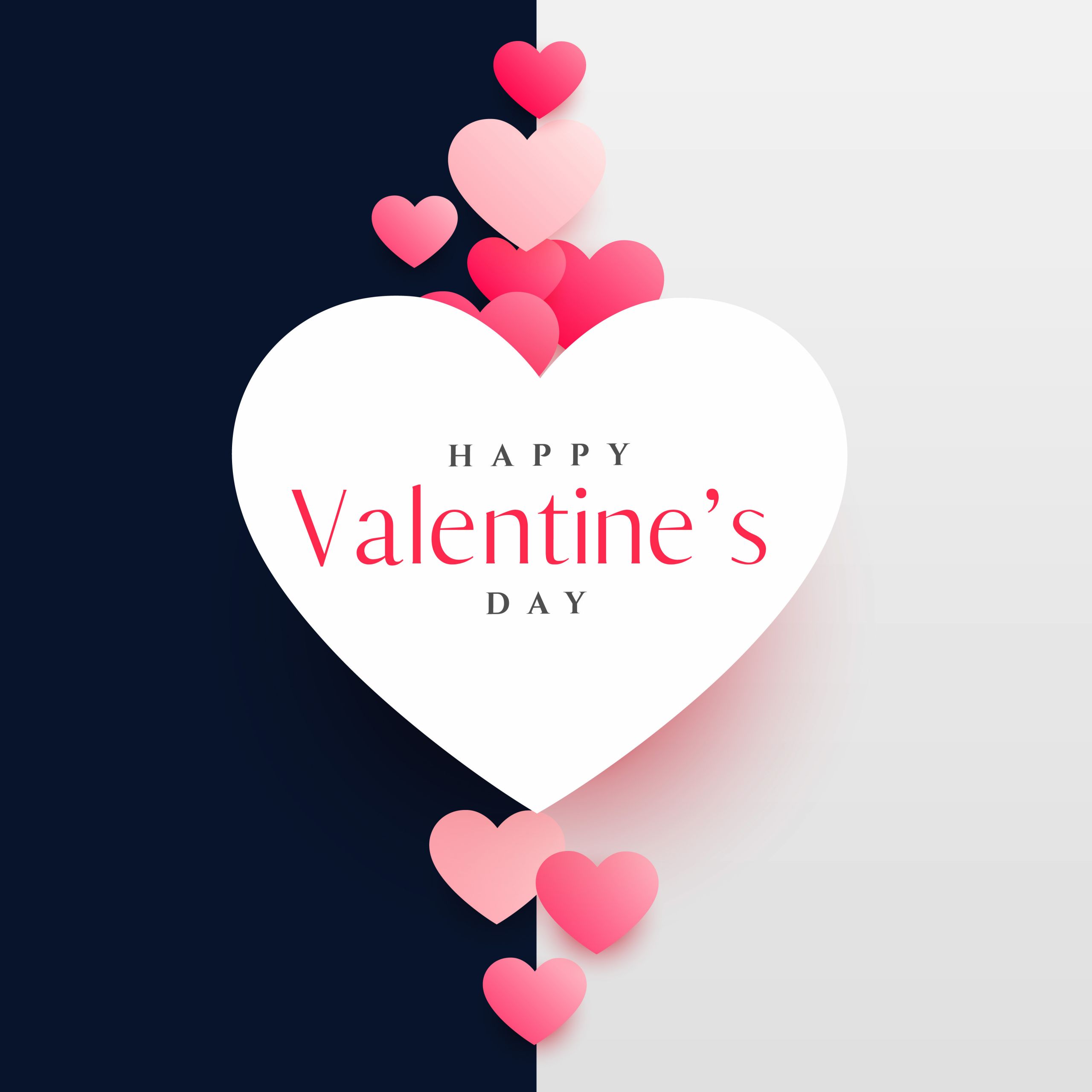 Valentines Day Design
 modern happy valentine s day greeting card design template