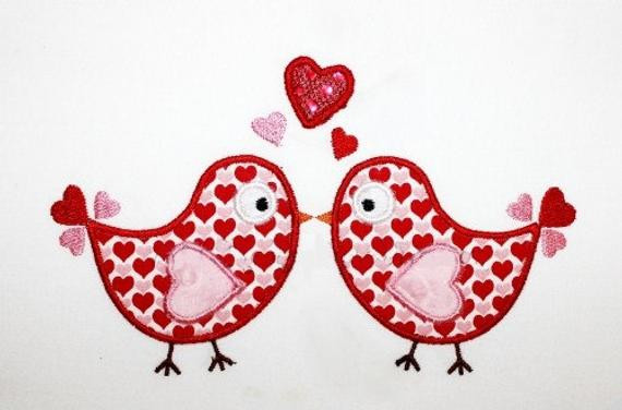 Valentines Day Design
 Valentine s Day Love Birds Embroidery Design Machine