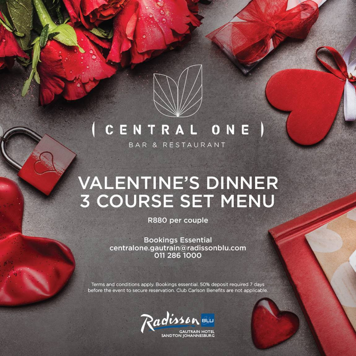 Valentines Day Dinner Restaurant
 Valentines Day Dinner at Central e Restaurant