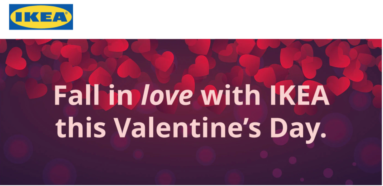 Valentines Day Dinner Specials
 IKEA Canada Valentine s Day Promotions Valentine s Day