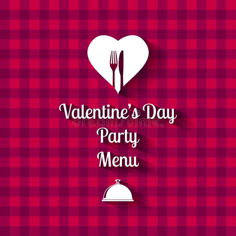Valentines Day Dinner Specials
 Valentines Day Dinner Menu Card Stock Vector