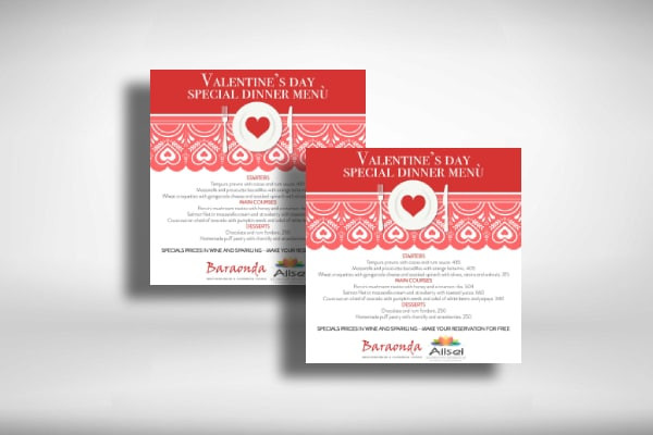 Valentines Day Dinner Specials
 10 Best Dinner Menu Examples & Templates [Download Now
