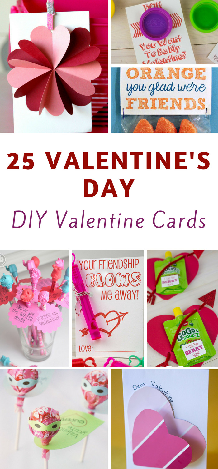 Valentines Day Diy
 25 Easy DIY Valentine s Day Cards The Frugal Navy Wife