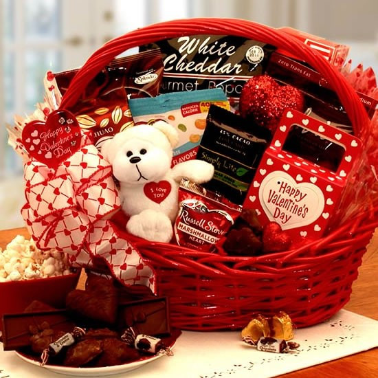 Valentines Day Gift Baskets
 Sugar Free Valentine Gift Basket