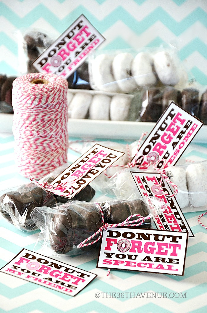 Valentines Day Gift Ideas For Coworkers
 The 36th AVENUE Free Printable – Donut For