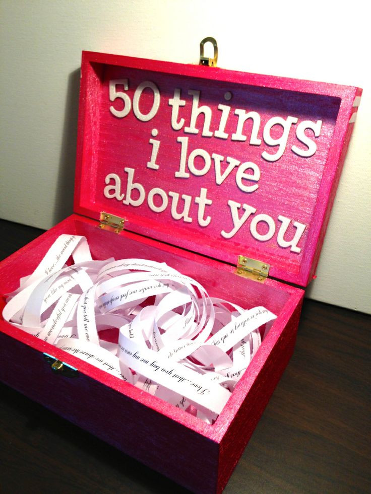 Valentines Day Gift Ideas For Girlfriend
 Valentine’s Day 50 Things I Love About You
