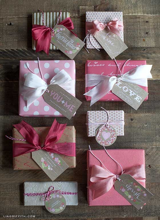 Valentines Day Gift Wrapping Ideas
 Printable Valentine s Day Gift Tags to Download Today