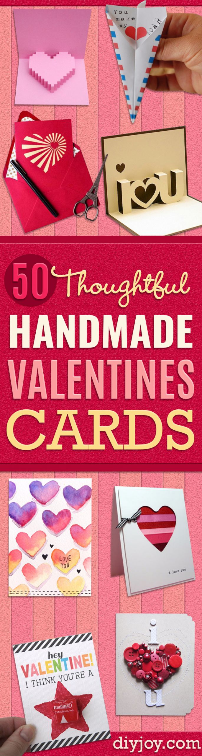 Valentines Day Gifts Cards
 50 Thoughtful Handmade Valentines Cards