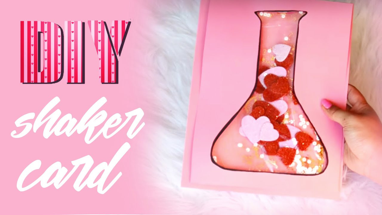 Valentines Day Ideas 2016
 DIY Valentine s Day Shaker Card Last Minute Valentine s