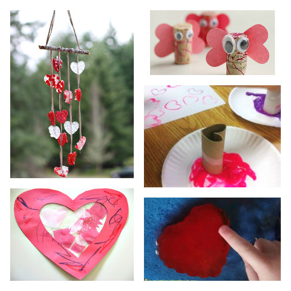 Valentines Day Ideas For Preschoolers
 preschool valentine s day crafts hearts No Time For