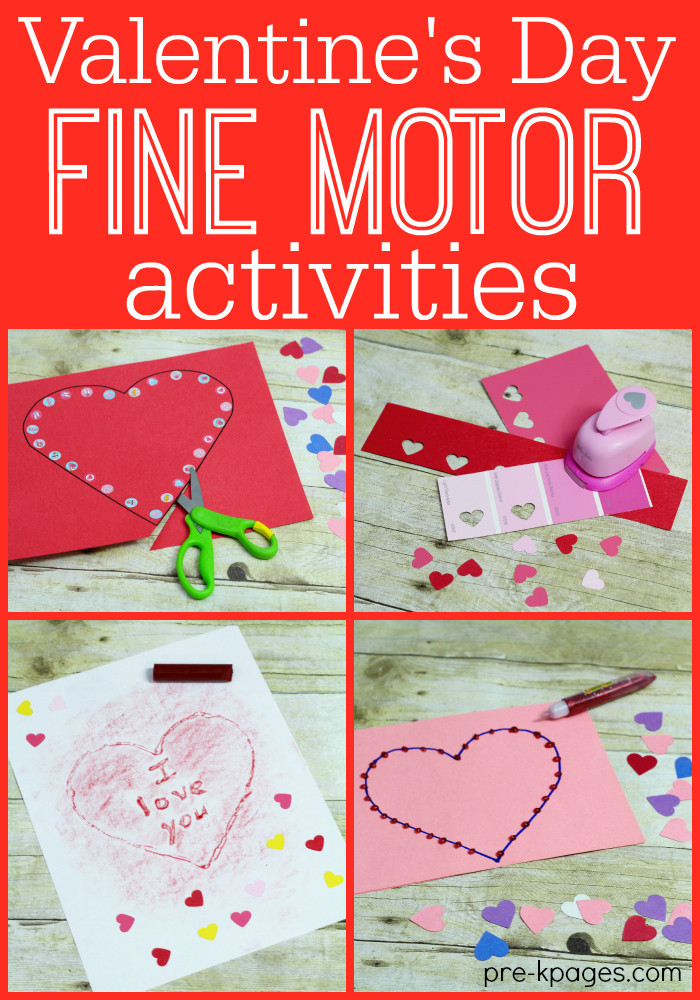 Valentines Day Ideas For Preschoolers
 Valentine Fine Motor Activities for Preschoolers