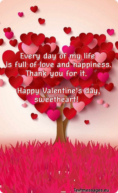 Valentines Day Quotes For Her
 50 Cute Valentine s Day Messages For Her Girlfriend