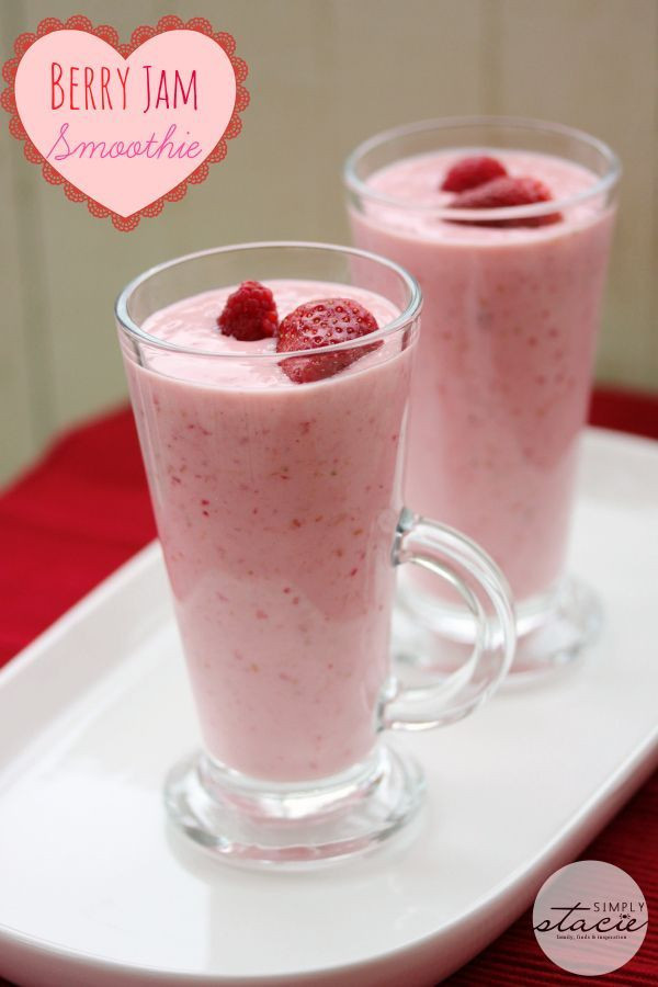Valentines Day Smoothies
 Valentines Day Berry Jam Smoothie Smoothies