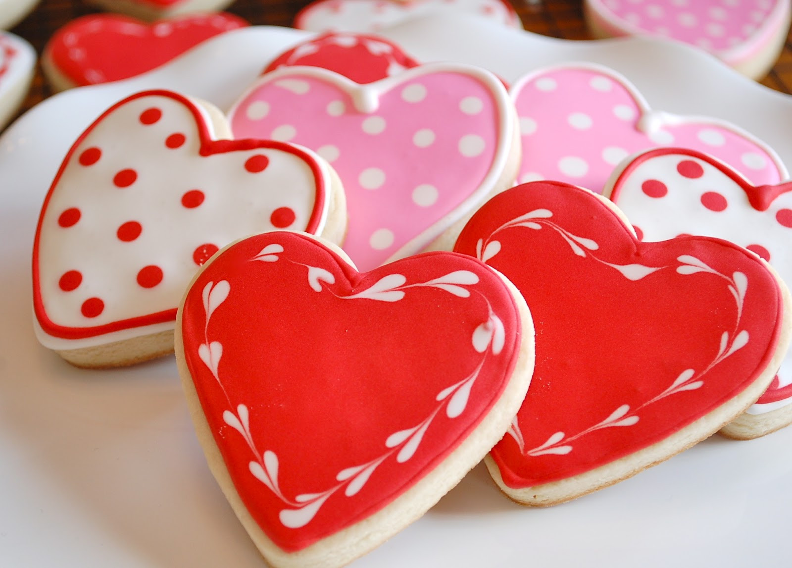 Valentines Day Sugar Cookies
 Chef Mommy Valentine s Day Heart Sugar Cookies