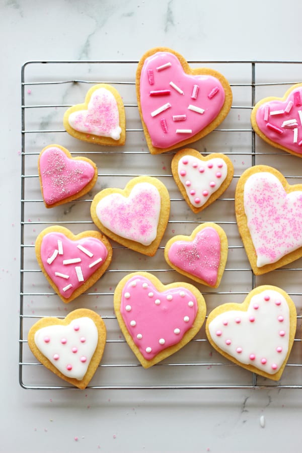 Valentines Day Sugar Cookies
 Valentine s Day Heart Sugar Cookies