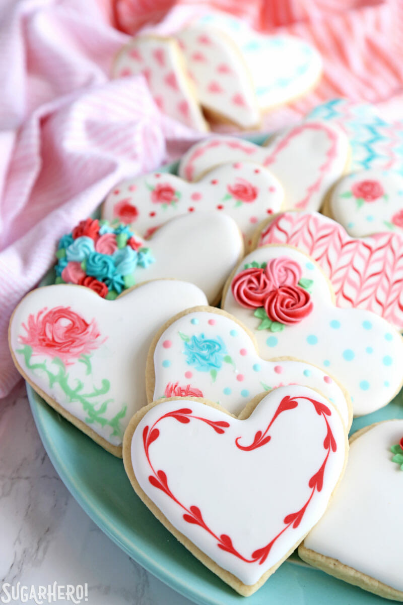 Valentines Day Sugar Cookies
 Valentine s Day Sugar Cookies SugarHero
