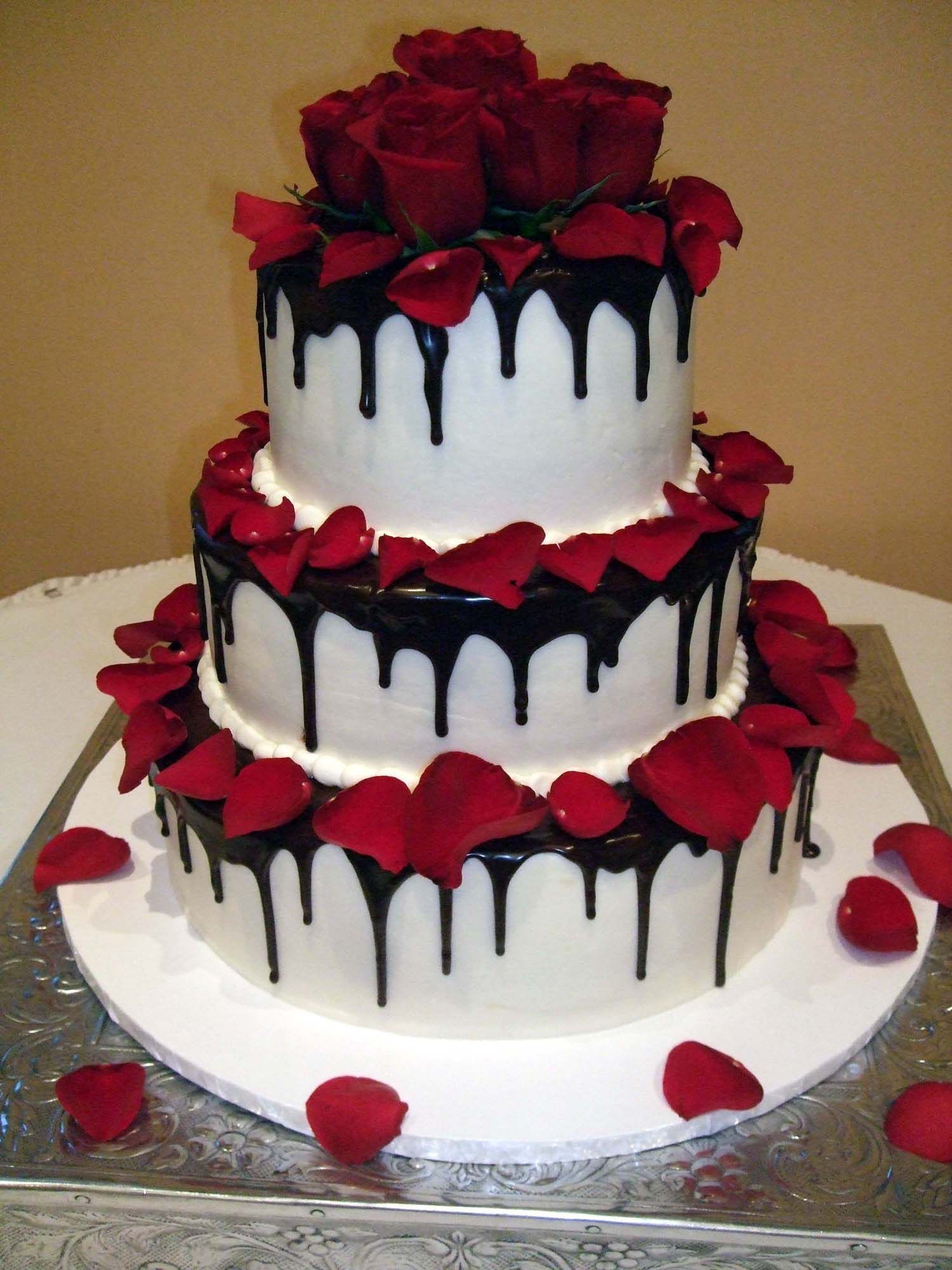 Valentines Day Wedding Cakes
 valentine wedding cake pictures